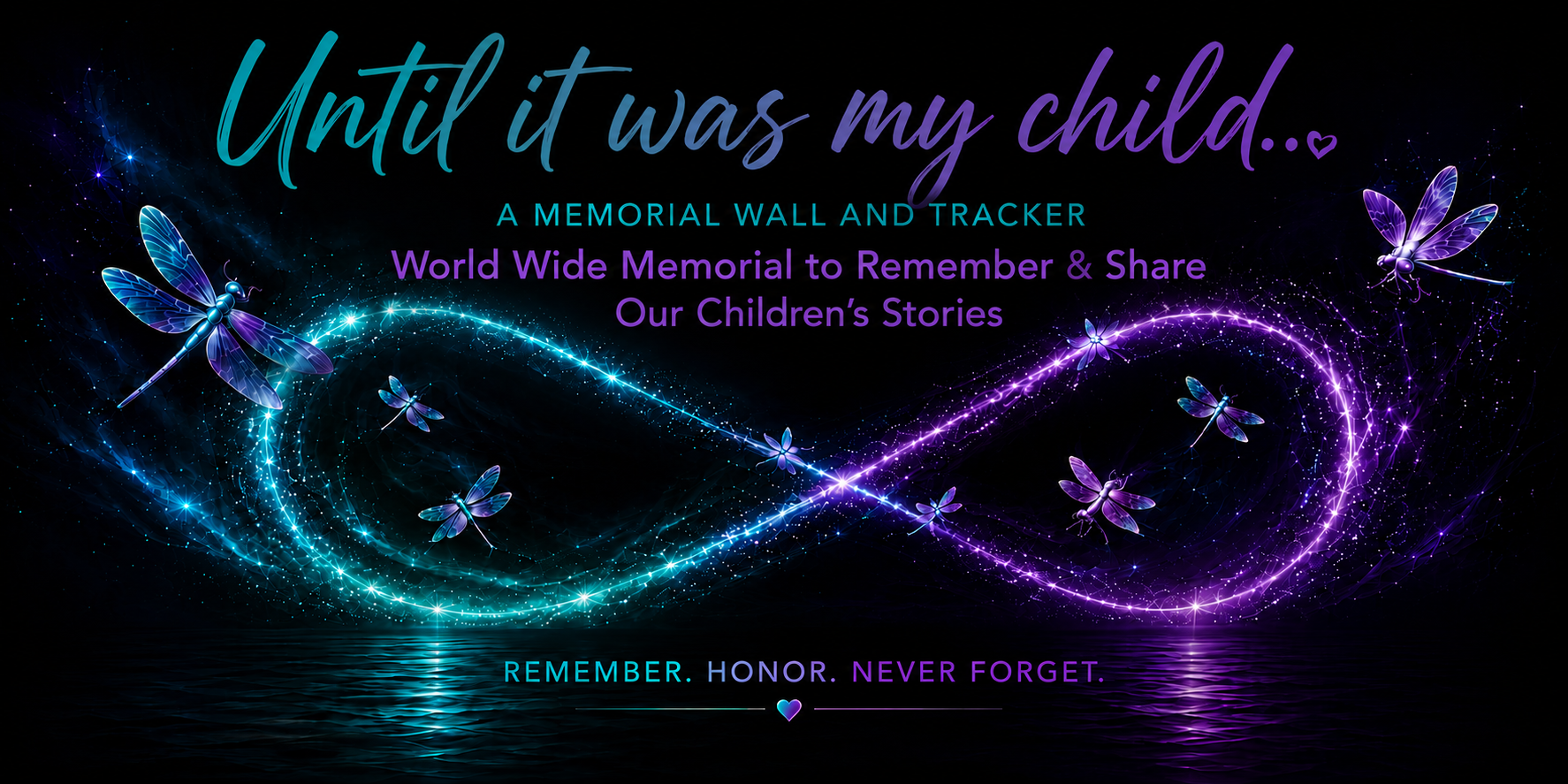 Until it was my child — a memorial wall and tracker